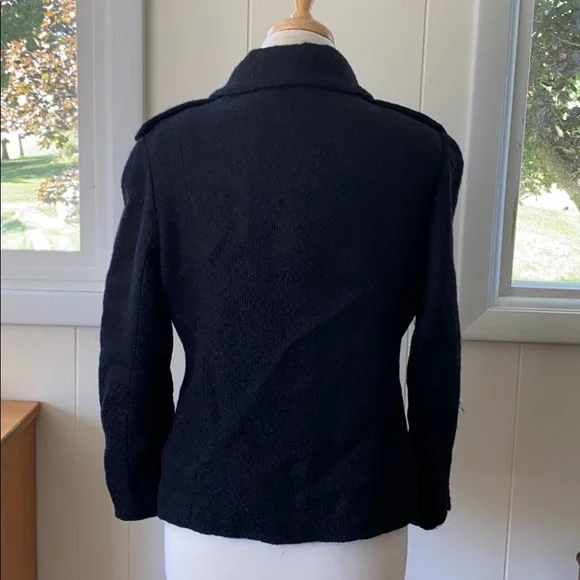 Vintage 70s Max Mozés Paris French Designer Jacket M - Picture 4 of 12